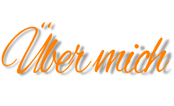 Schriftzug Über mich